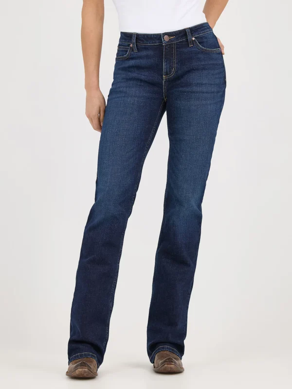 Women's Wrangler Retro® Mae Mid Rise Bootcut Jean 112371907 - Image 2