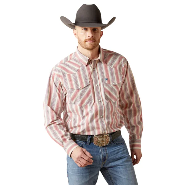 Men's Cream Pro Series Flynn Classic Fit Snap Front Shirt   10065783