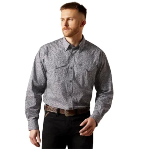Wrinkle Free Josiah Classic Fit Grey Shirt    10065971