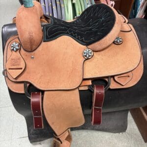 Breakaway roping saddle