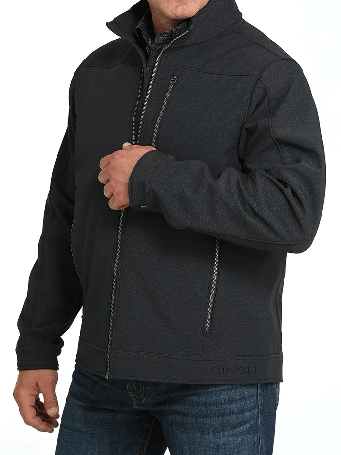 Mens Bonded Jacket Black   MWJ1539006