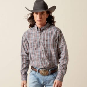 Ariat Men's Cream Pro Series Trenton Fitted Shirt 10065851