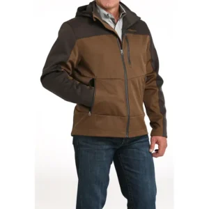Men's Brown Bonded Jacket    MWJ1593005