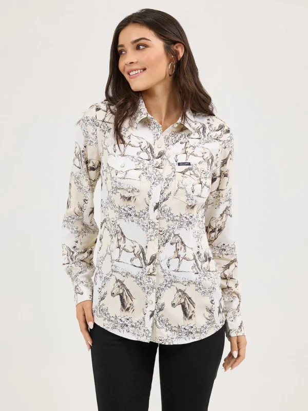 Wrangler Snap Front Shirt    112371692