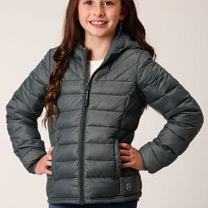 Girl's Lightweight Parachute Nylon Jacket