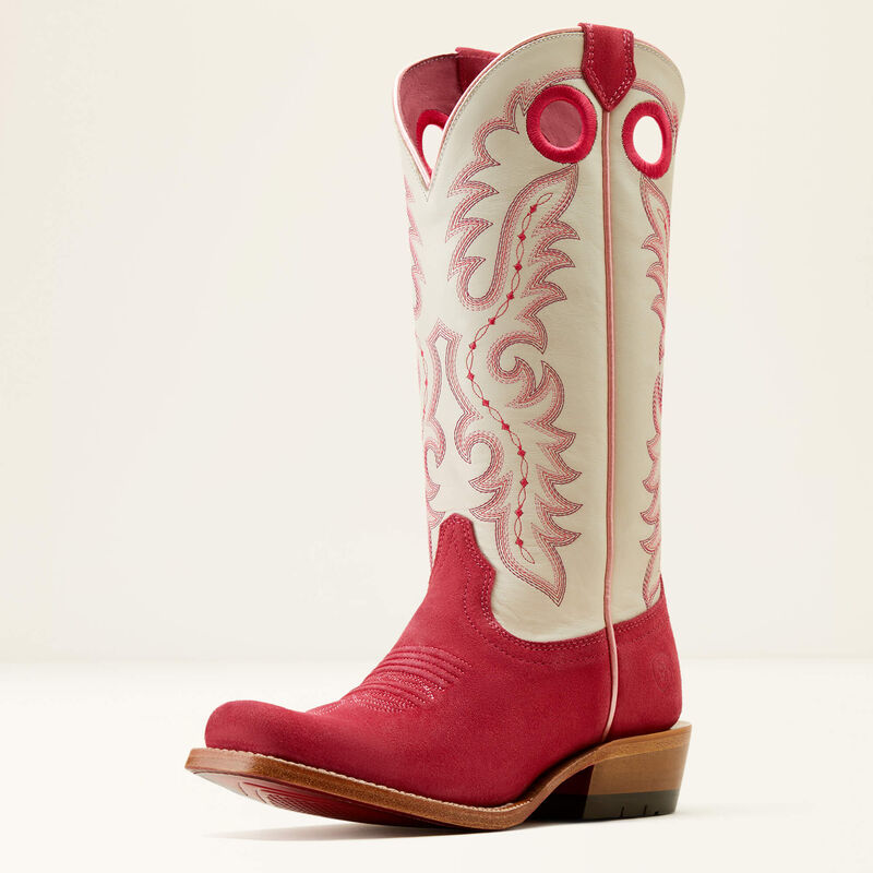 pink suede Cowboy Boot