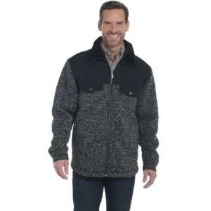 Cripple Creek SIDRAN  Men's Two-Toned Knit Jacket    CW6511