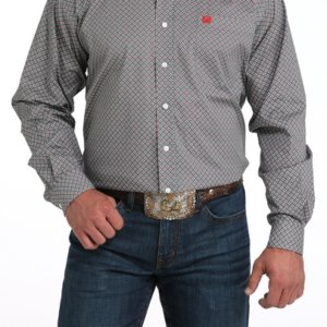 GREY GEOMETRIC PRINT - MTW1105985