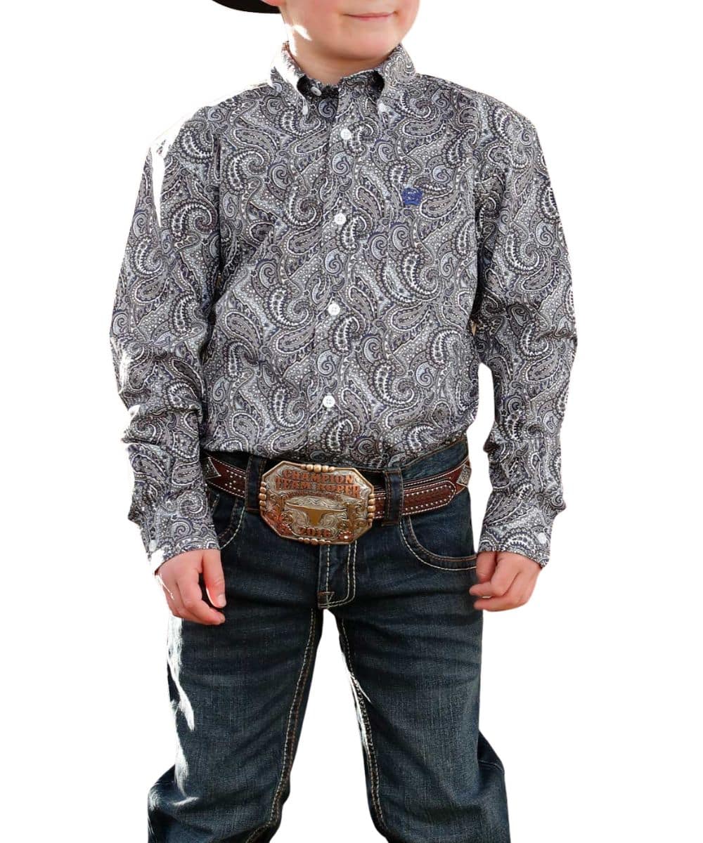 Cinch Boys' Button Down Shirt