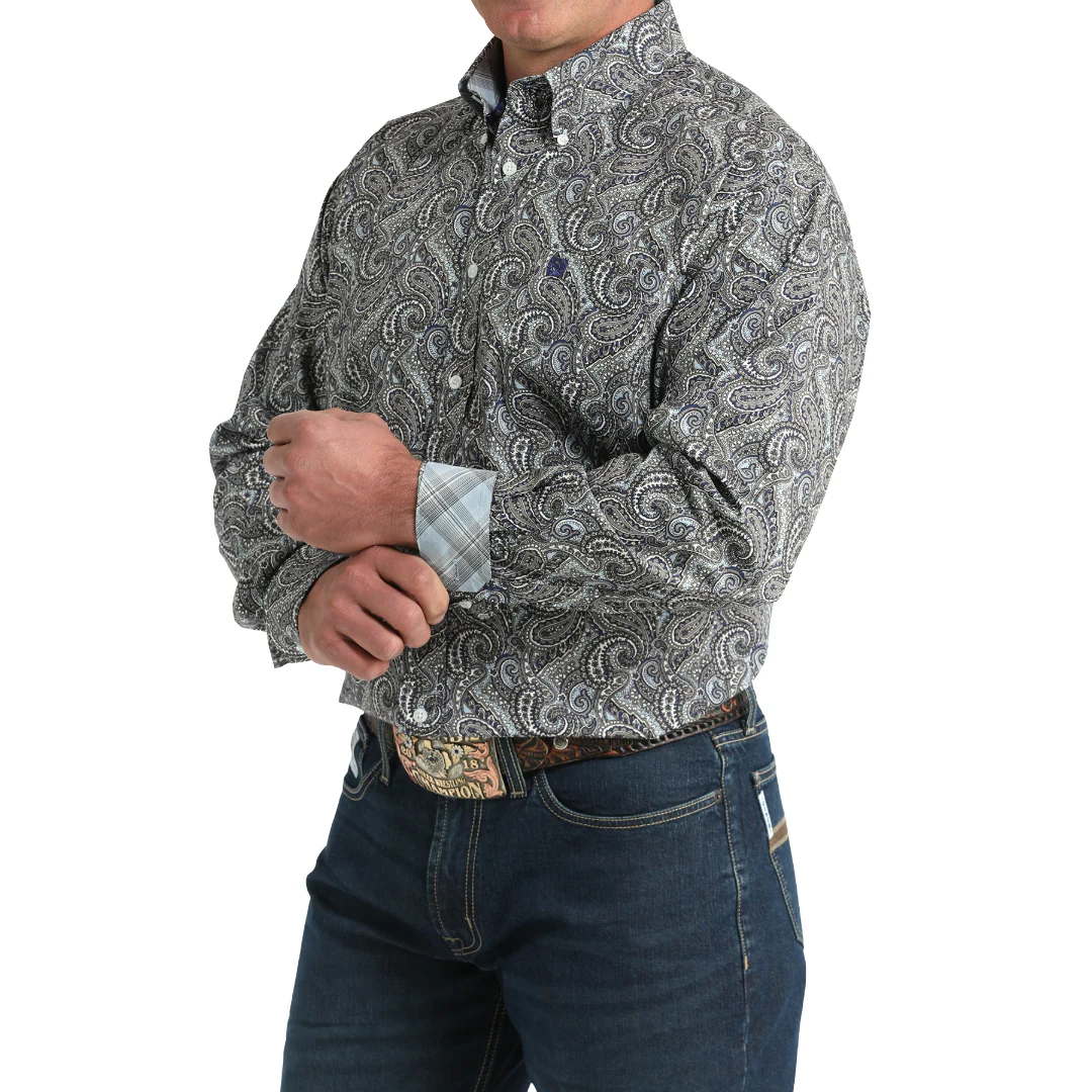Cinch Men's Multi Paisley Print Button Down Shirt