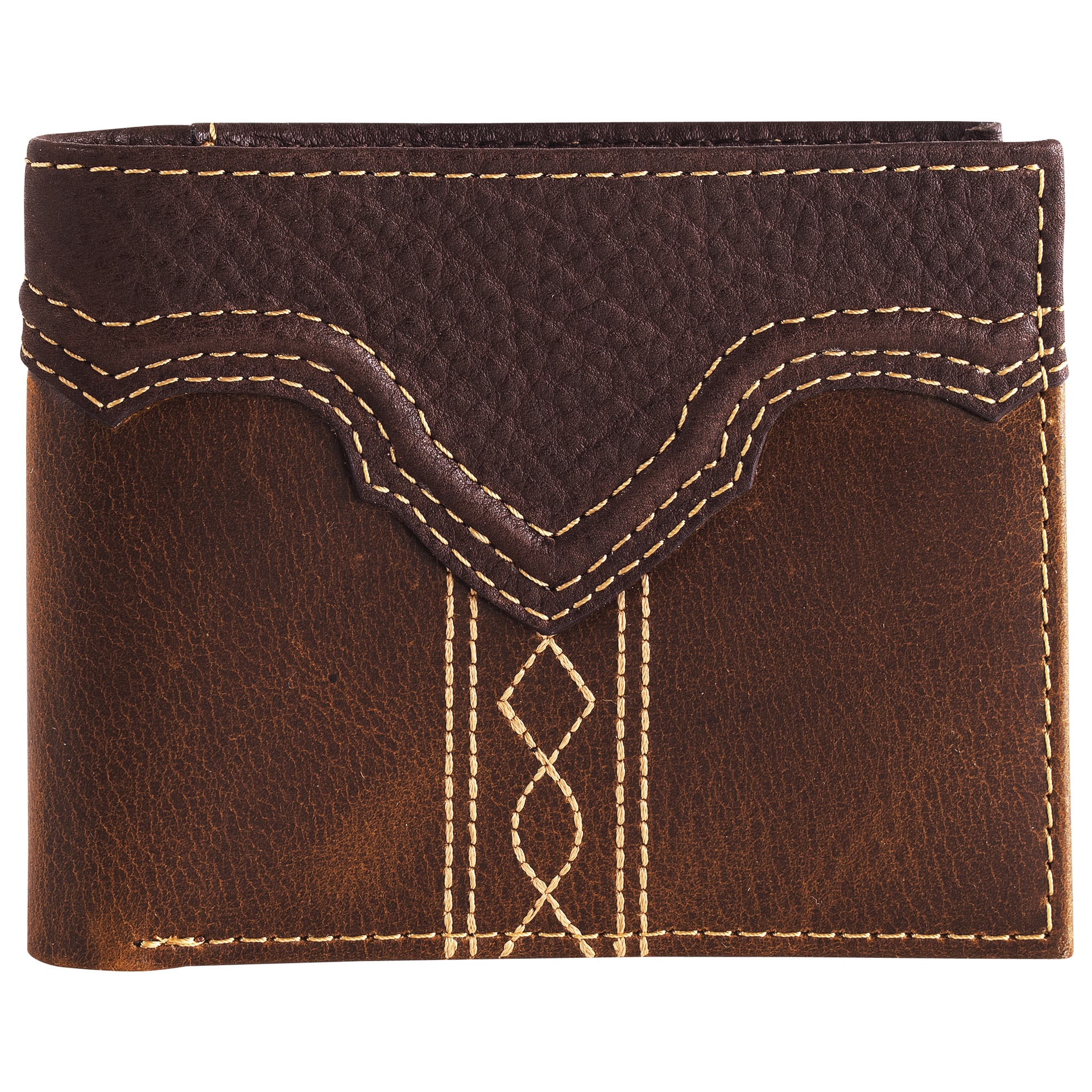 mens western leather wallet