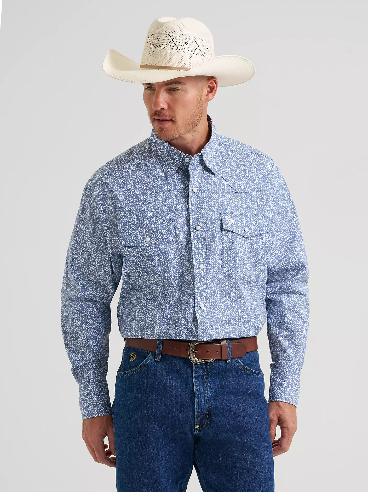 George strait mens western shirt