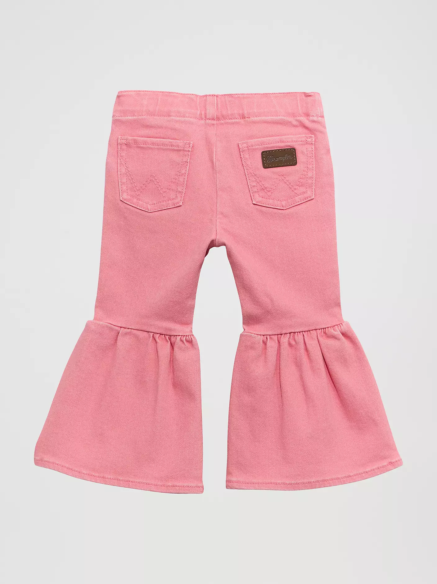 Little Girl's Vibrant Ruffle Leg Flare Jean