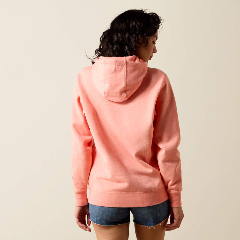 Ariat Logo 2.0 Hoodie, peach - 10071458 - Image 2