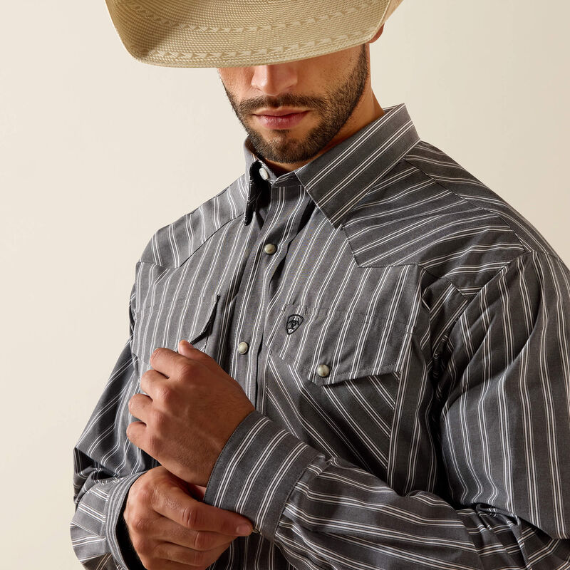 ariat 2 pocket snap western shirt