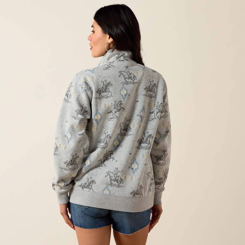 Ariat Sapphire 1/2 Zip Sweatshirt - 10071775 - Image 2