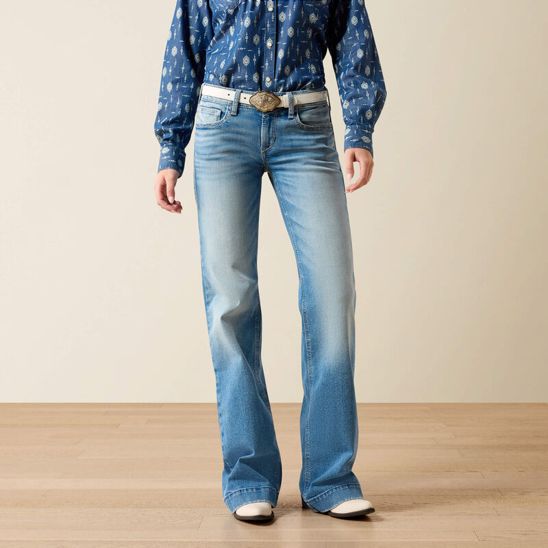 Ariat Mid Rise Clara Trouser Jeans - 10072961 - Image 2