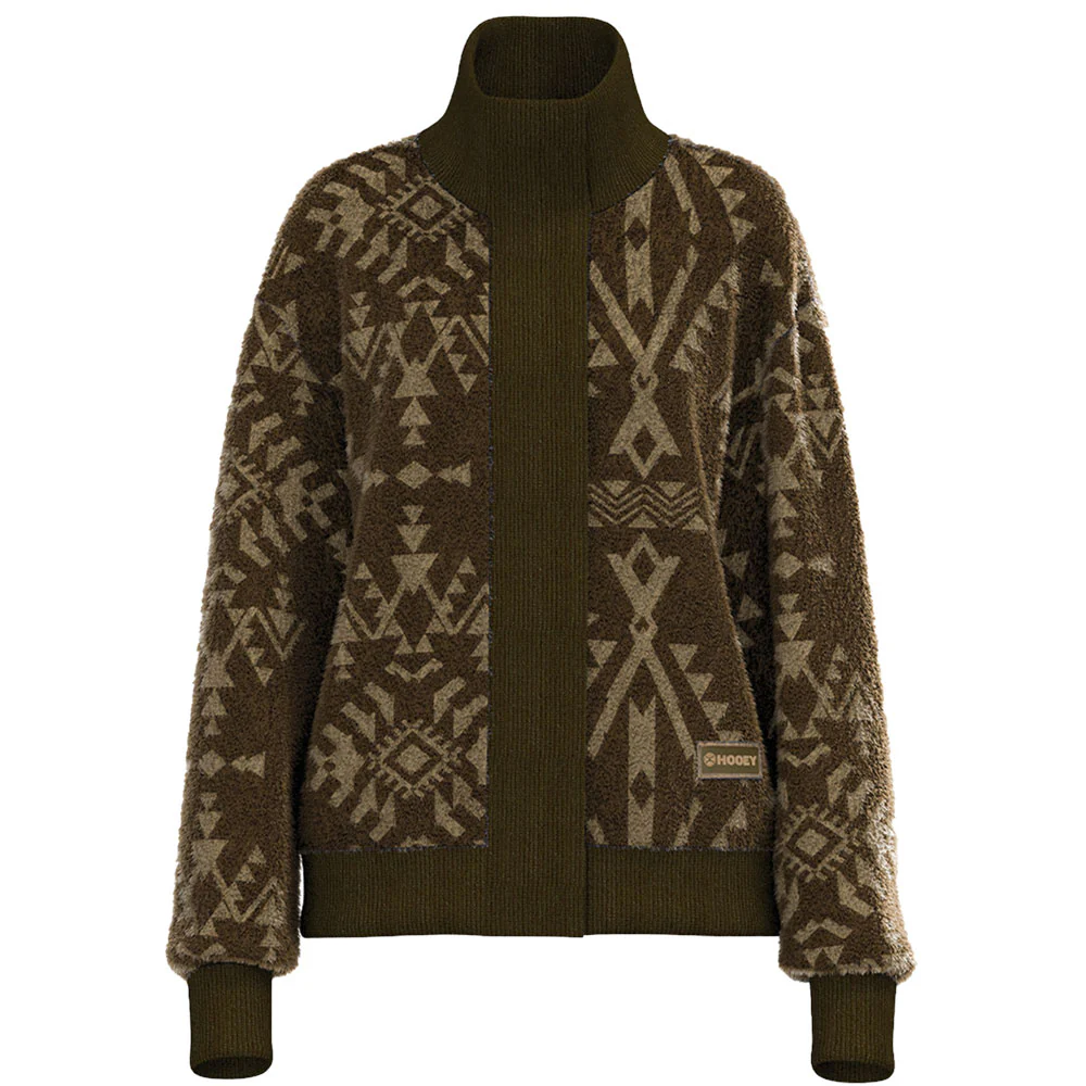ladoes hooey brown sweater