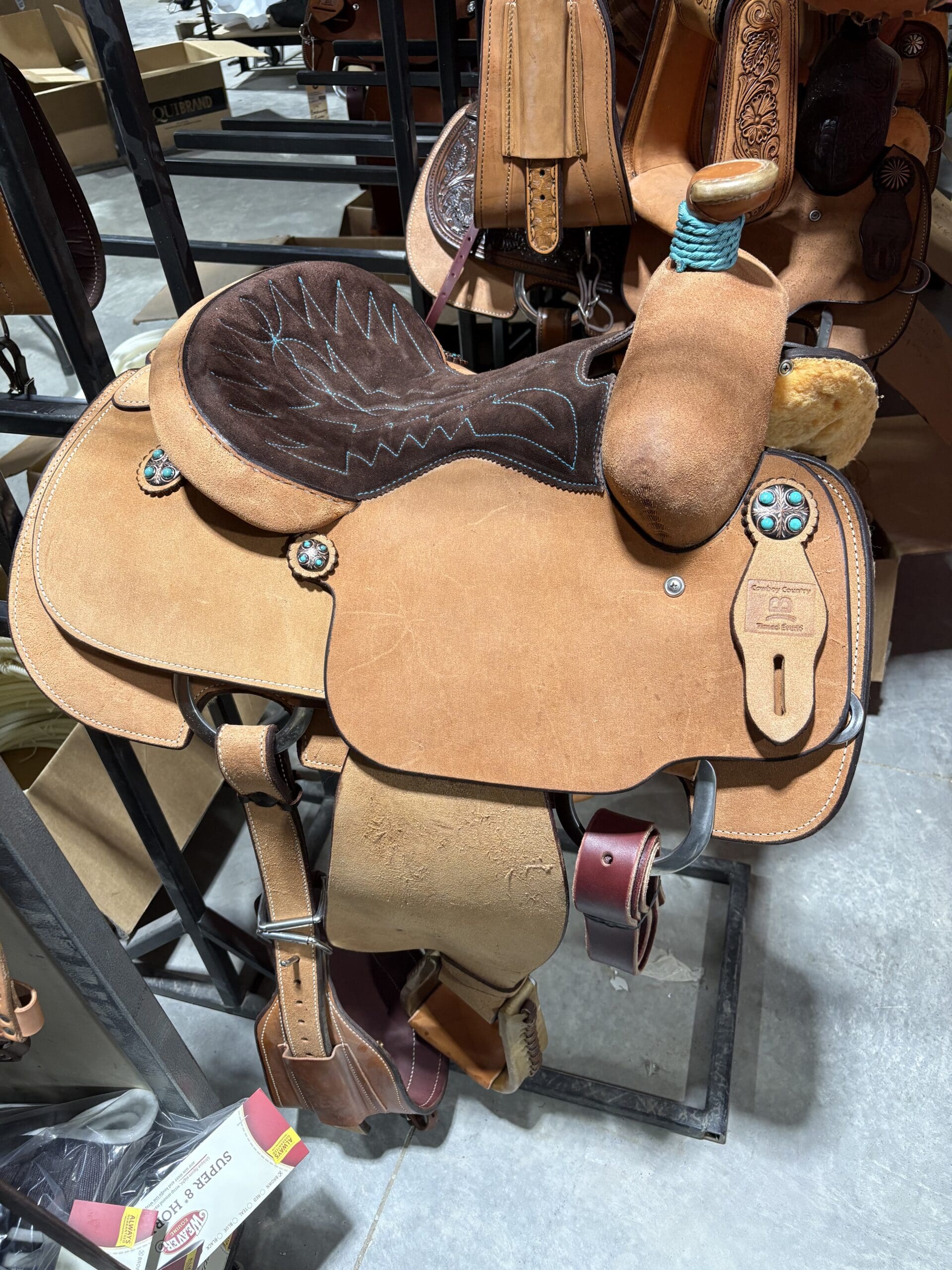 13" breakaway calf roping saddle