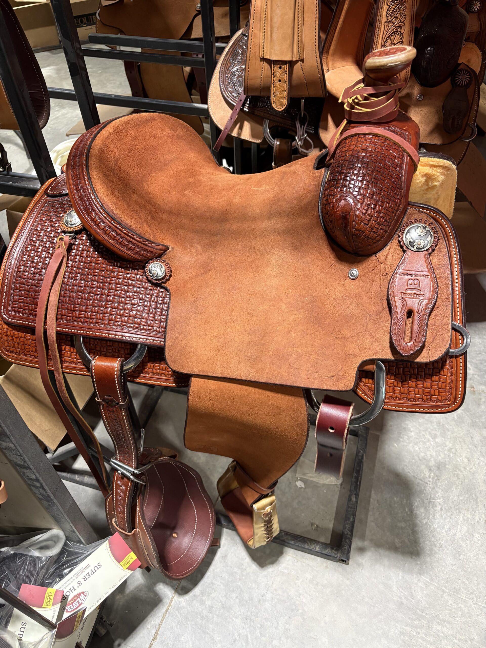 Ranh roping saddle