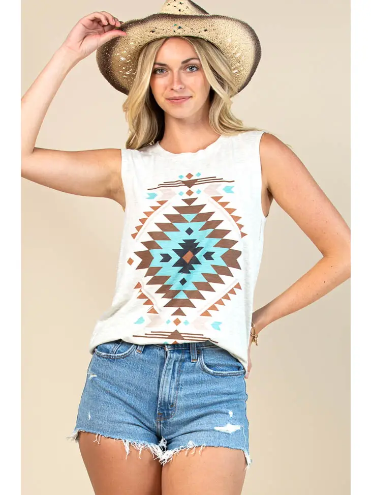 ladies sleevless tank top