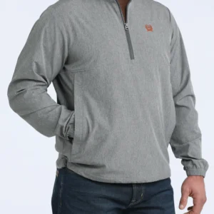 cinch grey mens windbreaker