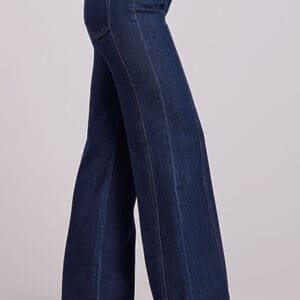 HIGH RISE WIDE LEG FIT PLAIN BACK PKT 11-054-0751-0205