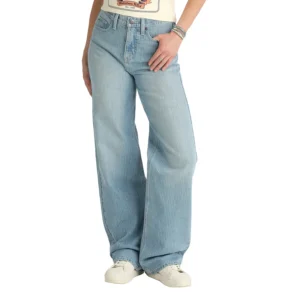 cinch ladies wide leg jeans light wash