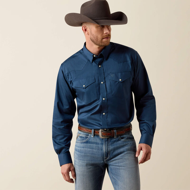Ariat blue shirt twill