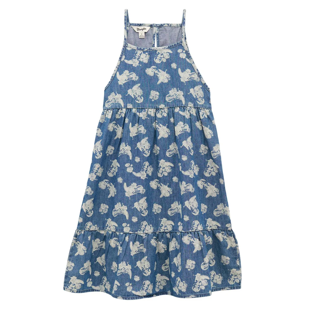 youth girls western denim dress canada