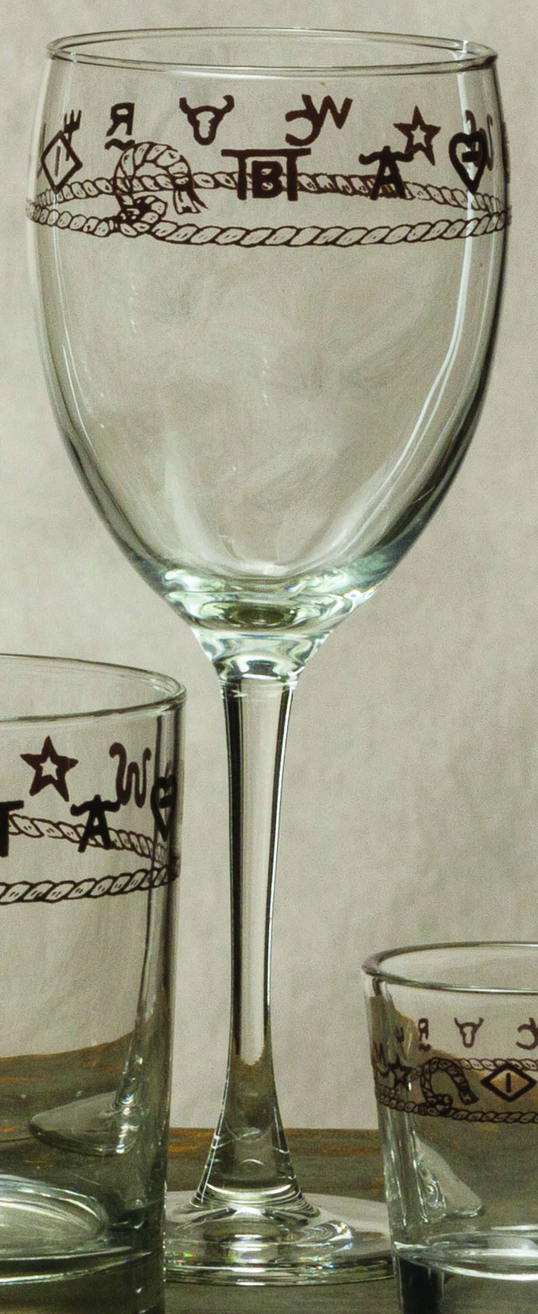 WEST CREATIONS 12 oz WINE GLASSES
