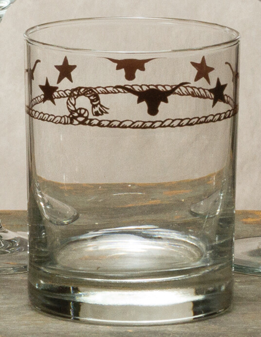 WEST CREATIONS SET OF 4 WHISKEY GLASSES