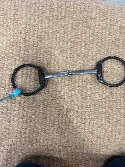 Dutton D ring snaffle square mouth piece