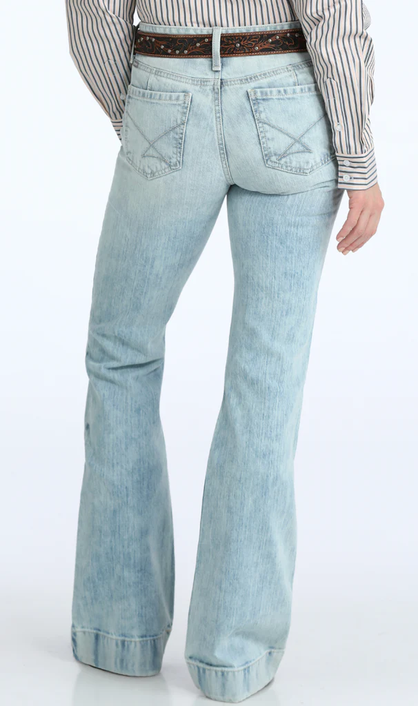 ladies light wash trouser jeans canada