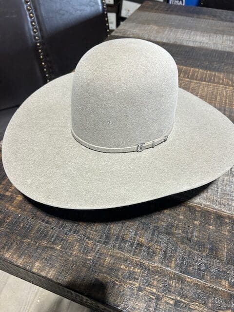 OPEN CROWN ASH FELT COWBOY HAT 5" BRIM