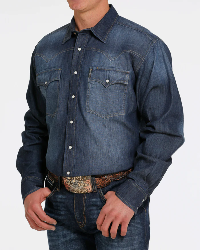 L/S CINCH DENIM SHIRT MTW1681001