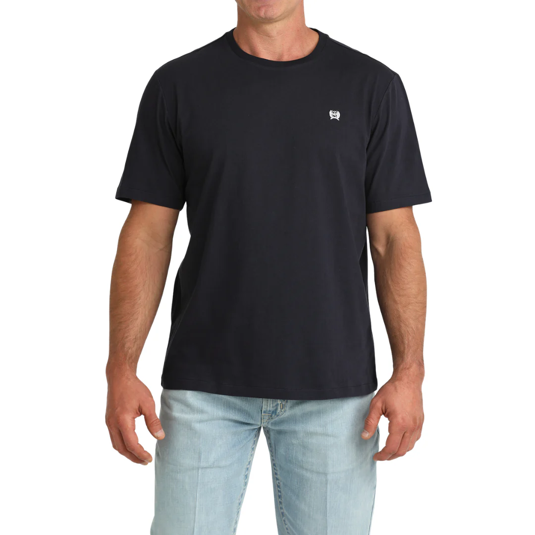 Cinch Men's Solid Navy Classic Fit T-Shirt
