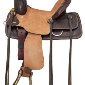 12" kids ranch and roping saddle