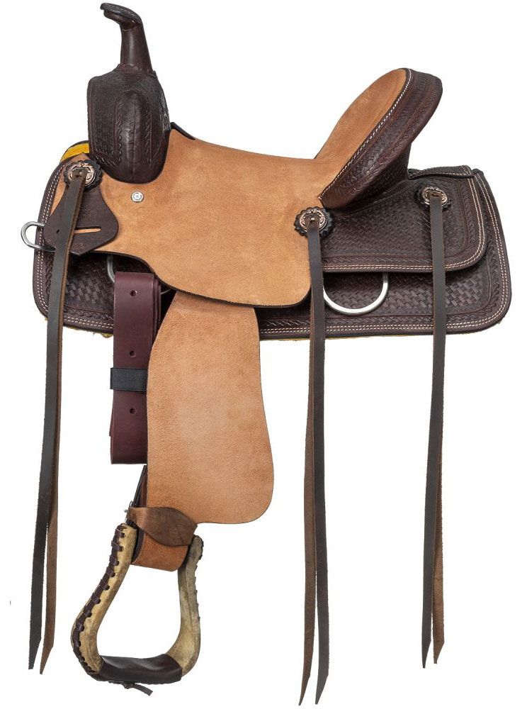 12" kids ranch and roping saddle