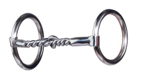 o ring snaffle with o ring twisted wire