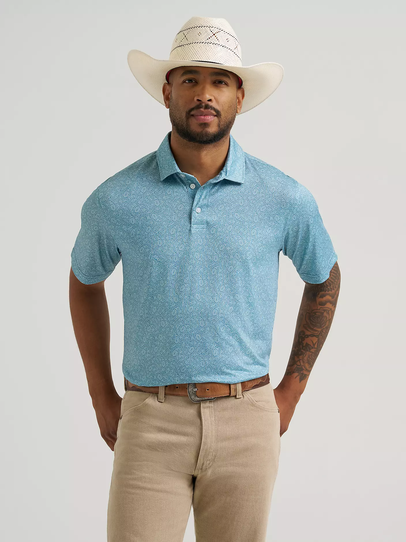 men spaisley performance pasiley shirt