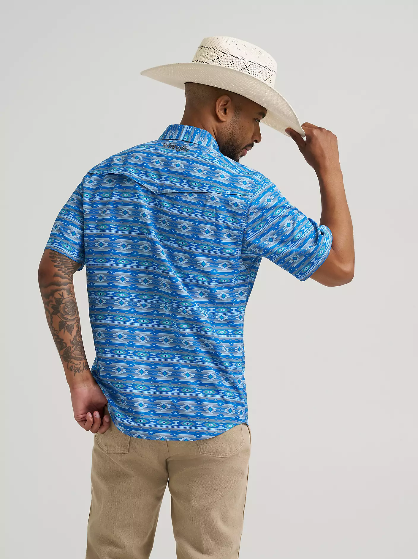 Wrangler All Terrain Gear Men's Print Performance Shirt - 112376288 - Image 2