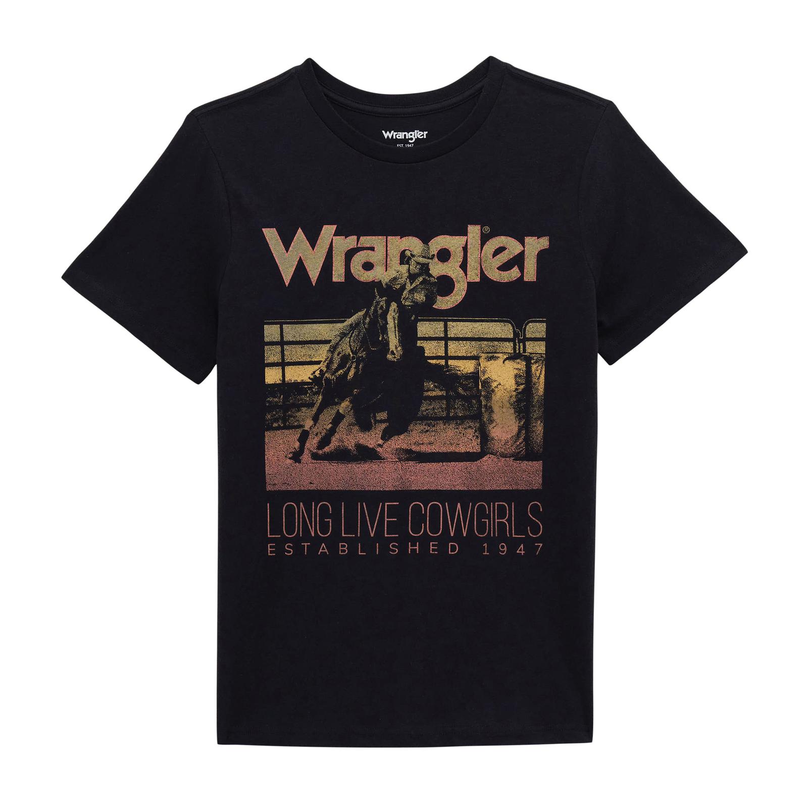 Wrangler Retro® Graphic Short Sleeve T-Shirt - Regular Fit - Black Beauty - 112379658 - Image 2