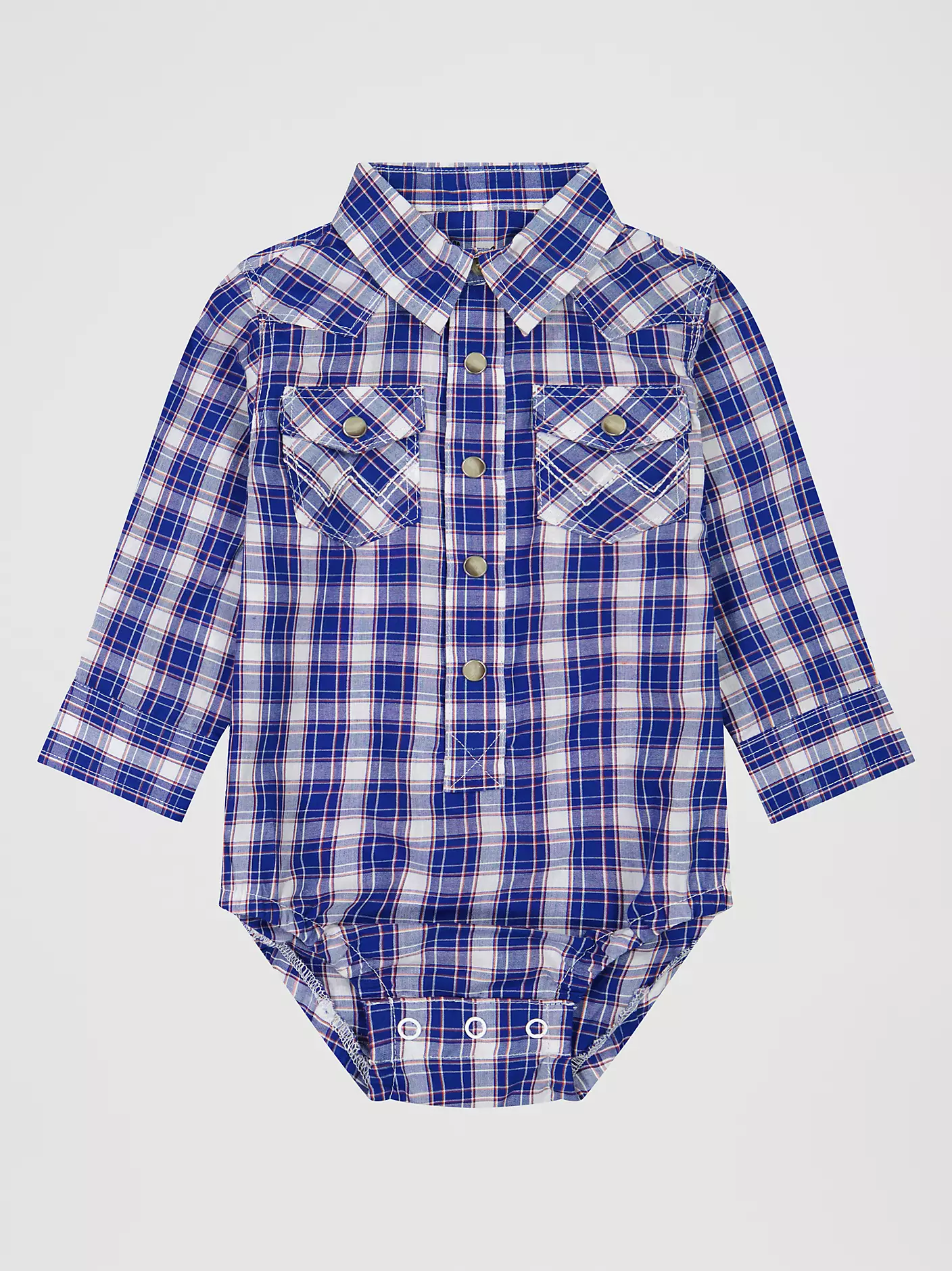 Baby Boy's Long Sleeve Western Snap Bodysuit