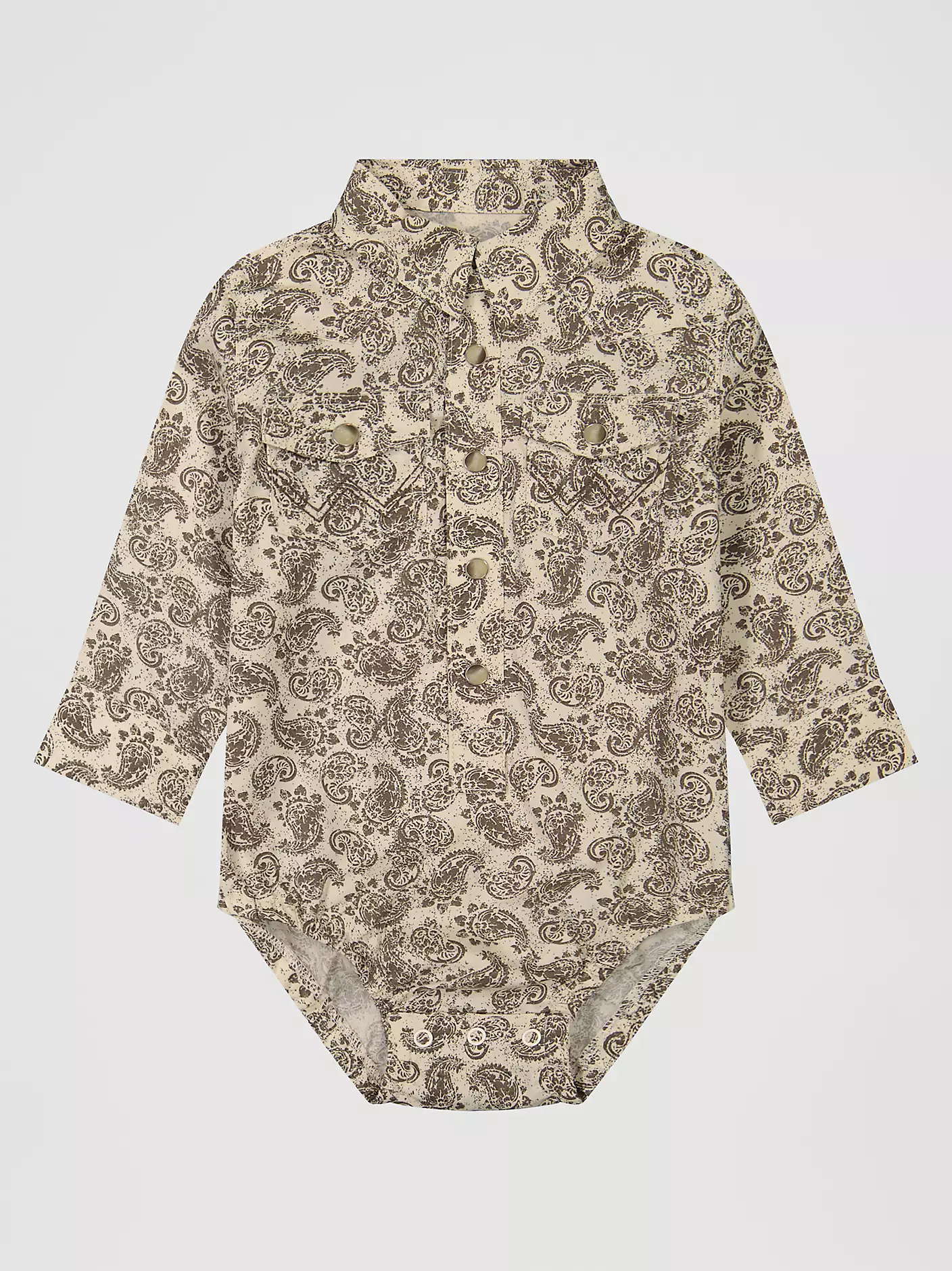 Baby Boy's Long Sleeve Western Snap Bodysuit