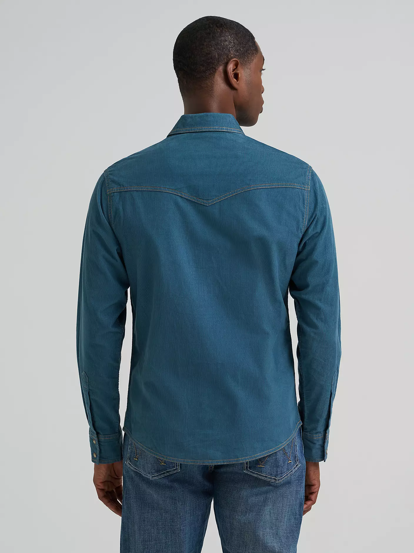 Men's Wrangler Retro® Premium Western Snap Corduroy Shirt