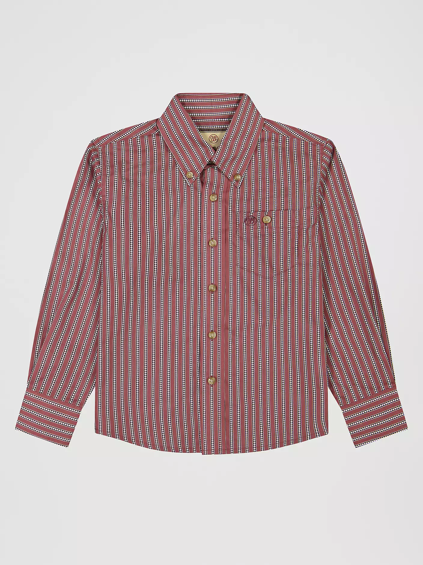 Boy's Classic Button-Down Print Shirt