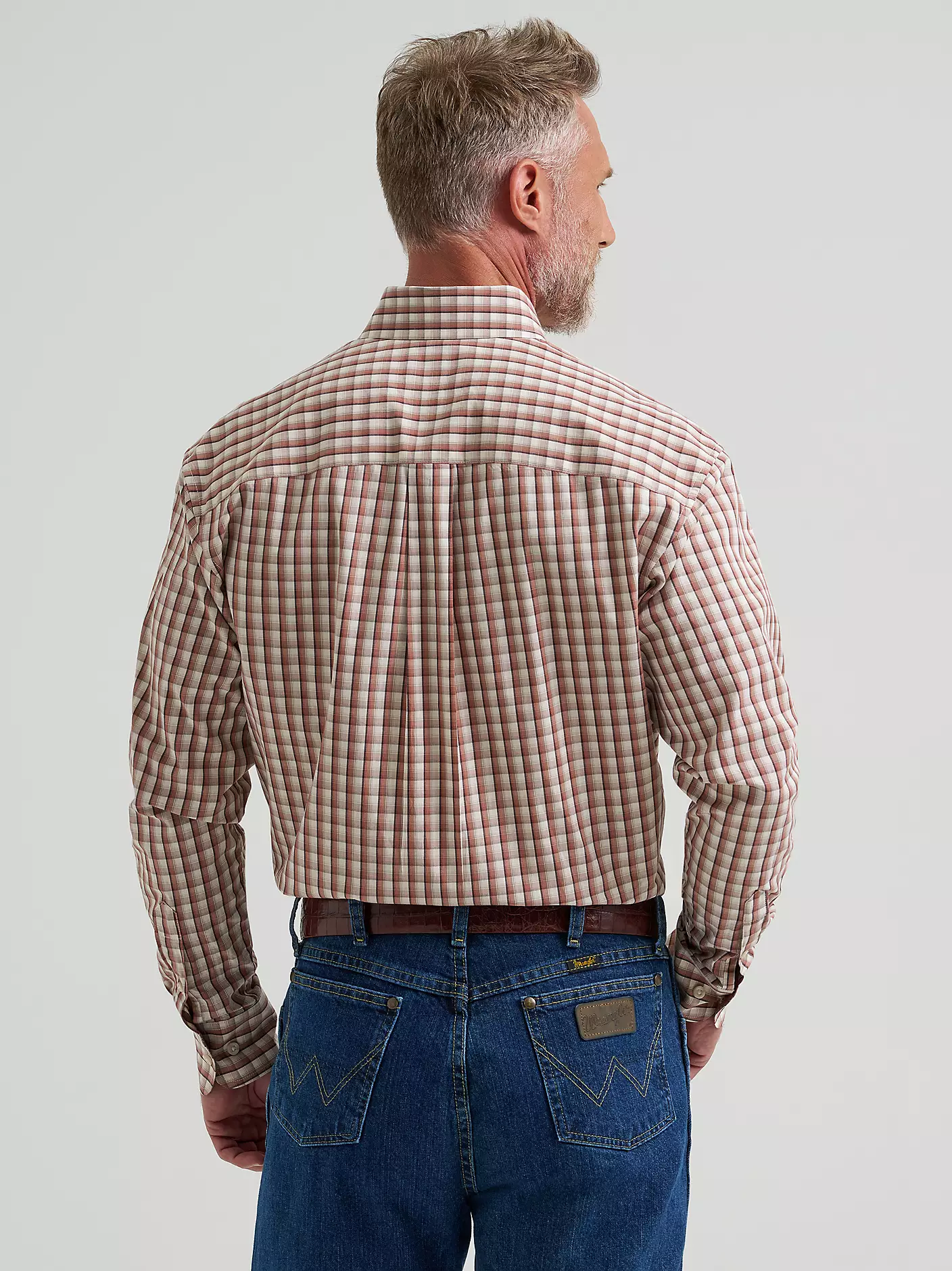 Wrangler® George Strait™ Long Sleeve Button Down One Pocket Shirt
