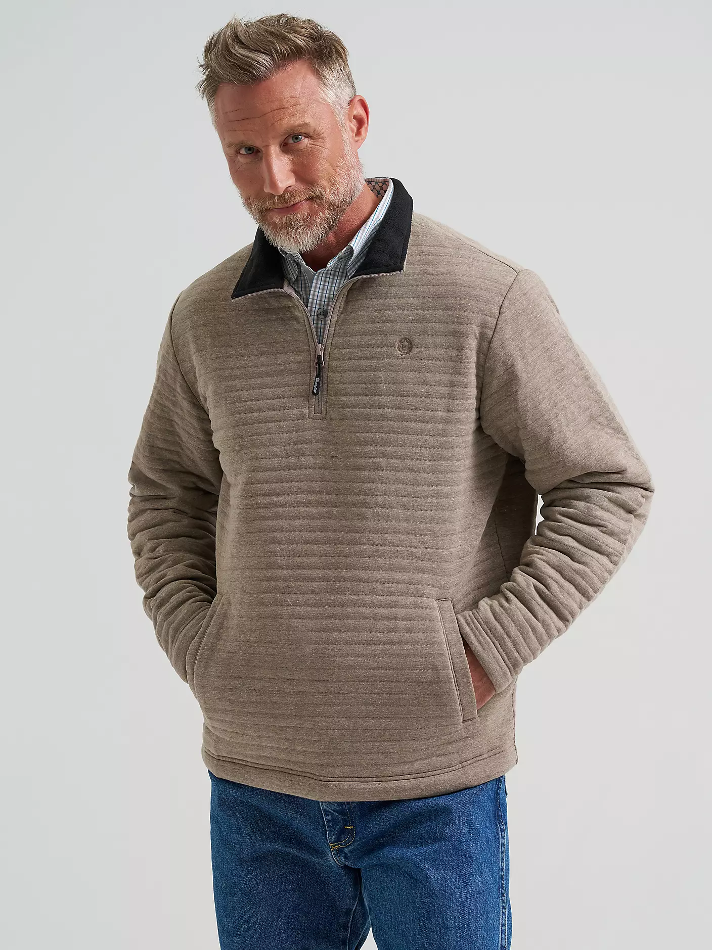 QUARTER ZIP PULLOER 112381977