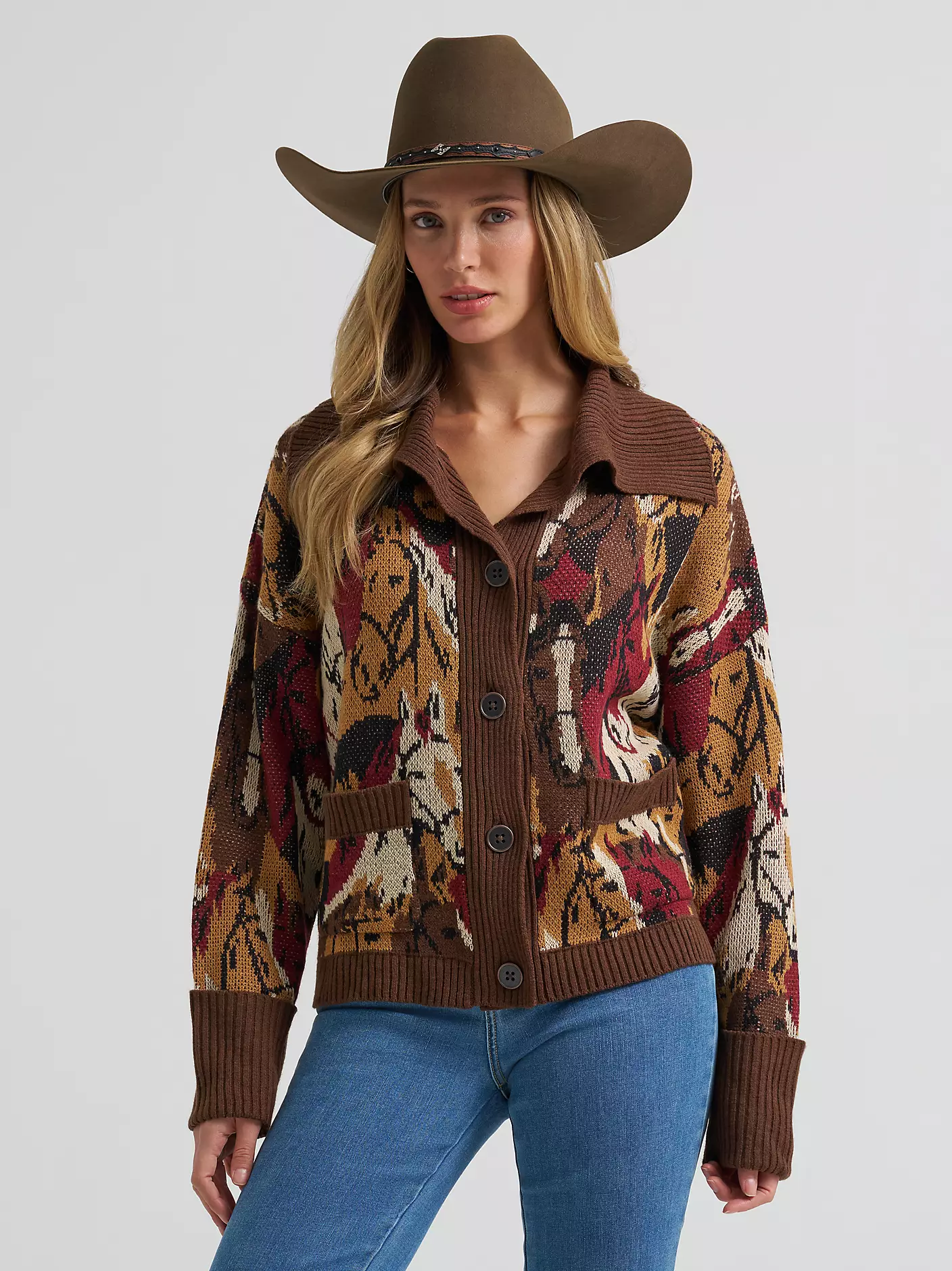 WRANGLER WESTERN CARDIGAN 112383025